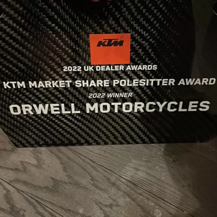 Thumbnail for KTM national dealer award a nice surprise