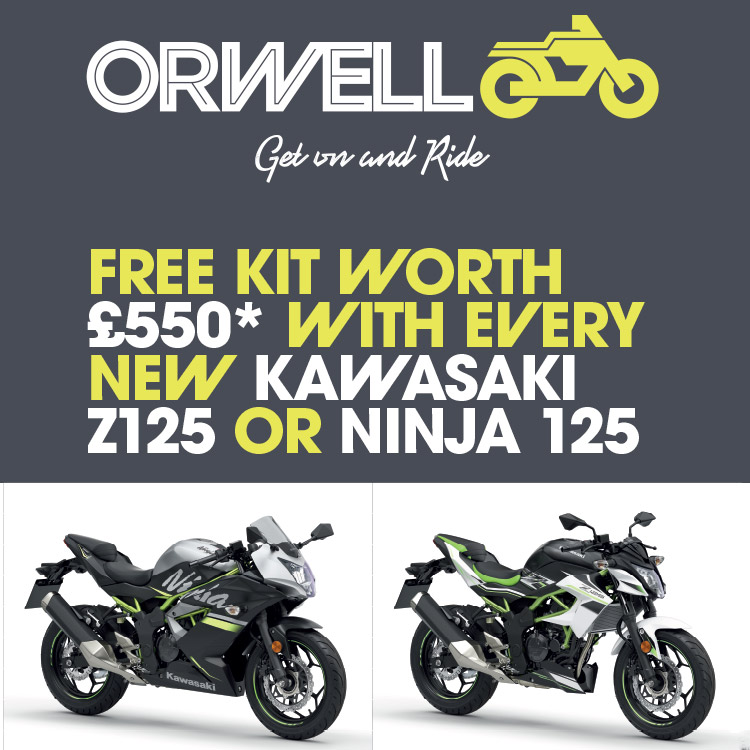 Free Kit Worth 550 With Every New Kawasaki Z125 Or Ninja 125